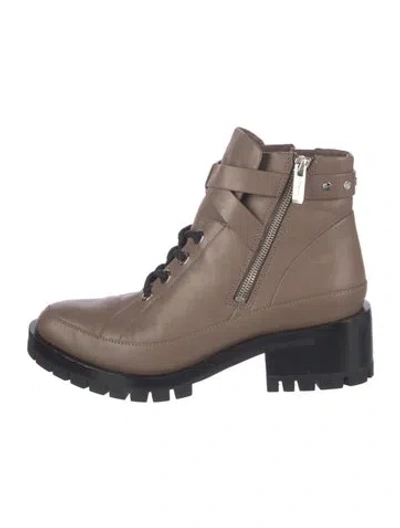 Pre-owned 3.1 Phillip Lim Leather Combat Boots In Black/neutrals