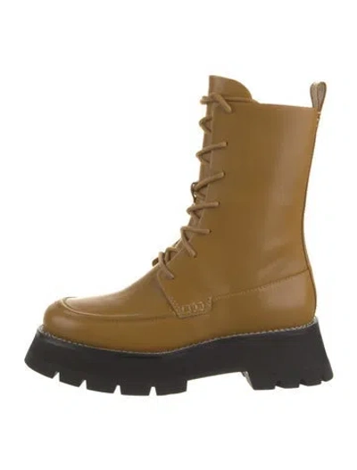 Pre-owned 3.1 Phillip Lim Leather Combat Boots In Neutral