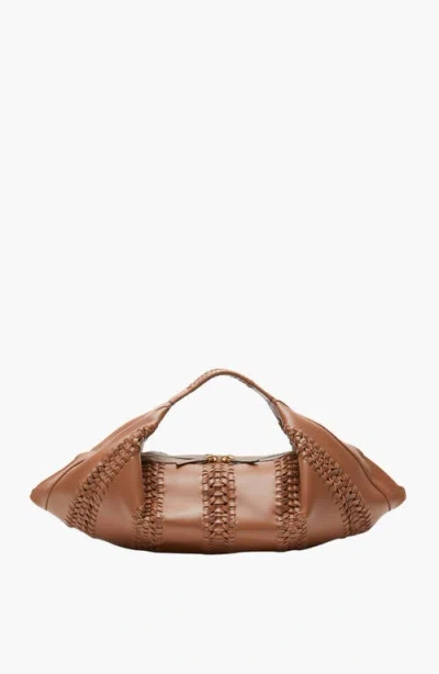 3.1 Phillip Lim Leather Craft Luna Bag In Brown