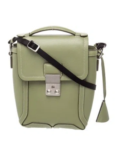 Pre-owned 3.1 Phillip Lim Leather Crossbody Bag In Green