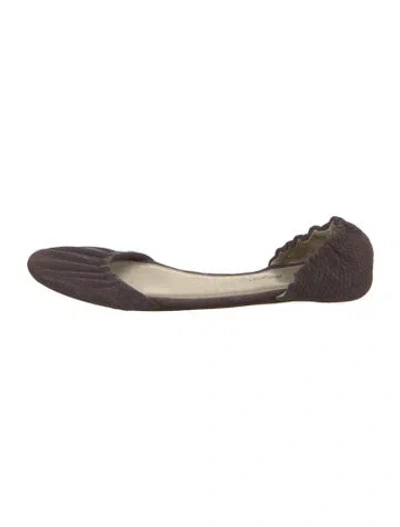 Pre-owned 3.1 Phillip Lim Leather D'orsay Flats In Purple