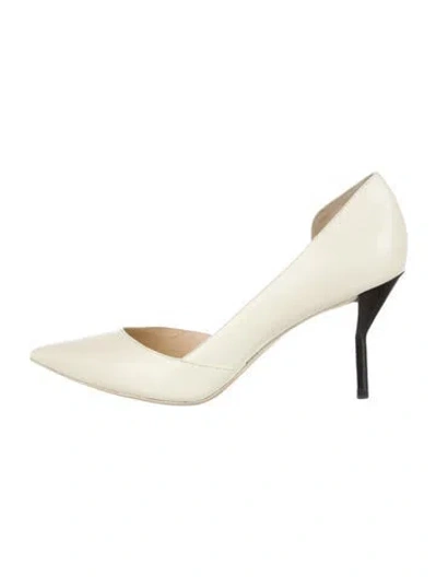 Pre-owned 3.1 Phillip Lim Leather D'orsay Pumps In Neutral
