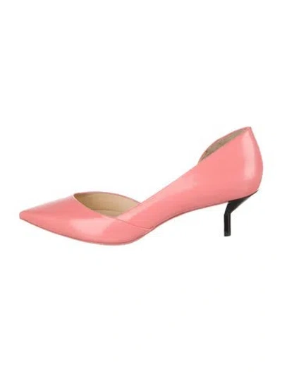 Pre-owned 3.1 Phillip Lim Leather D'orsay Pumps In Pink