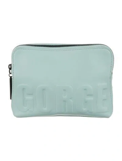 Pre-owned 3.1 Phillip Lim Leather Graphic Cosmetic Bag In Blue