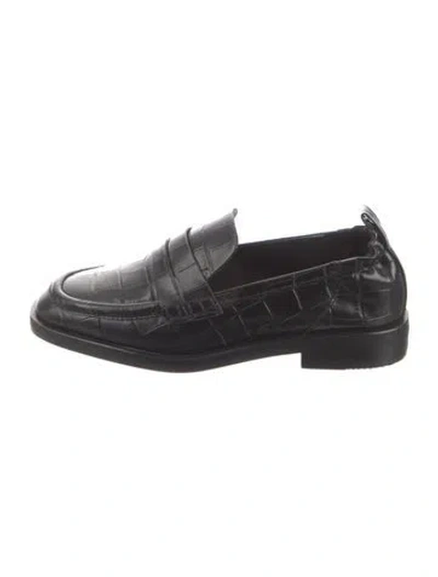 Pre-owned 3.1 Phillip Lim Leather Loafers In Black