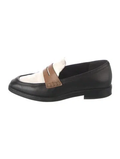 Pre-owned 3.1 Phillip Lim Leather Loafers In Black