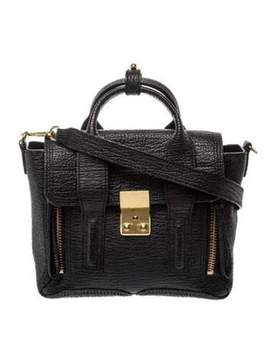 Pre-owned 3.1 Phillip Lim Leather Messenger Bag In Black