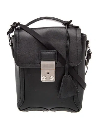 Pre-owned 3.1 Phillip Lim Leather Messenger Bag In Black