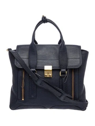 Pre-owned 3.1 Phillip Lim Leather Messenger Bag In Blue