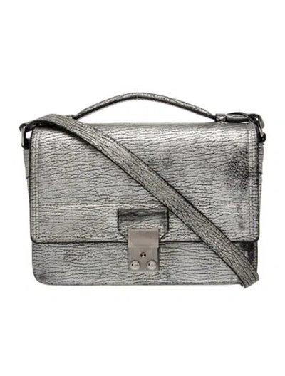 Pre-owned 3.1 Phillip Lim Leather Messenger Bag In Gray