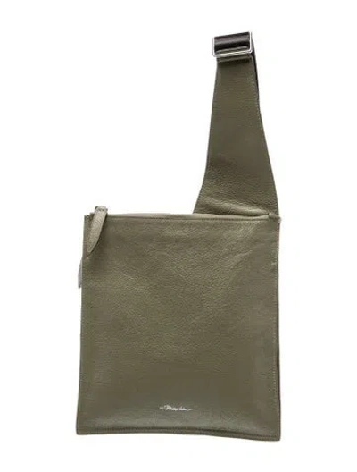 Pre-owned 3.1 Phillip Lim Leather Messenger Bag In Green