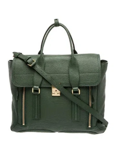 Pre-owned 3.1 Phillip Lim Leather Messenger Bag In Green
