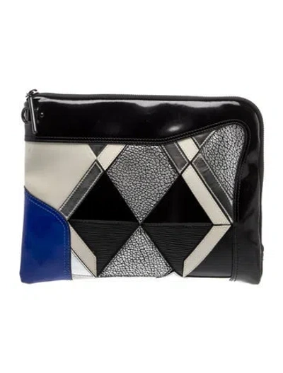 Pre-owned 3.1 Phillip Lim Leather Minaudière In Black