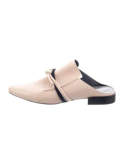Pre-owned 3.1 Phillip Lim Leather Mules In Neutrals