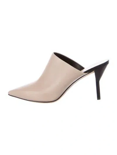 Pre-owned 3.1 Phillip Lim Leather Mules In Pink