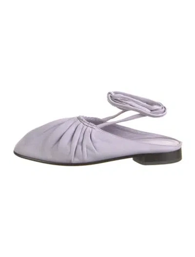 Pre-owned 3.1 Phillip Lim Leather Mules In Purple