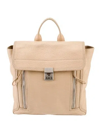 Pre-owned 3.1 Phillip Lim Leather Pashli In Neutral