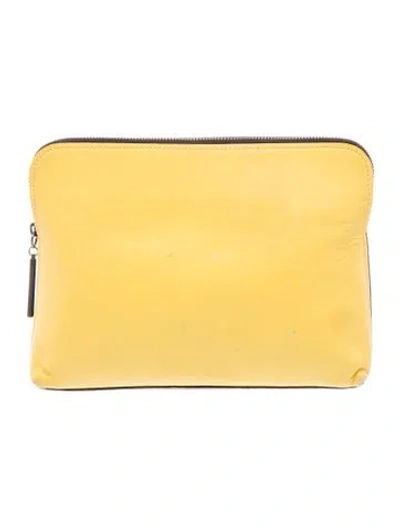 Pre-owned 3.1 Phillip Lim Leather Portfolio In Yellow