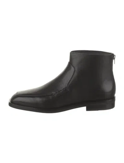 Pre-owned 3.1 Phillip Lim Leather Rain Boots In Black