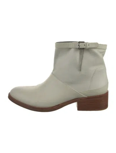 Pre-owned 3.1 Phillip Lim Leather Rain Boots In Neutral