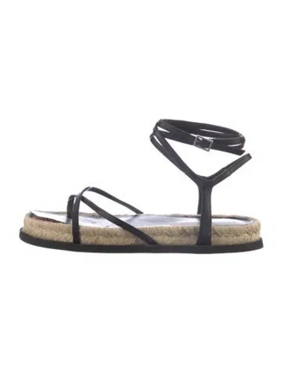 Pre-owned 3.1 Phillip Lim Leather Sandals In Black