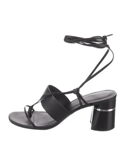 Pre-owned 3.1 Phillip Lim Leather Sandals In Black