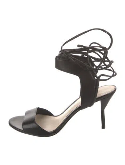 Pre-owned 3.1 Phillip Lim Leather Sandals In Black