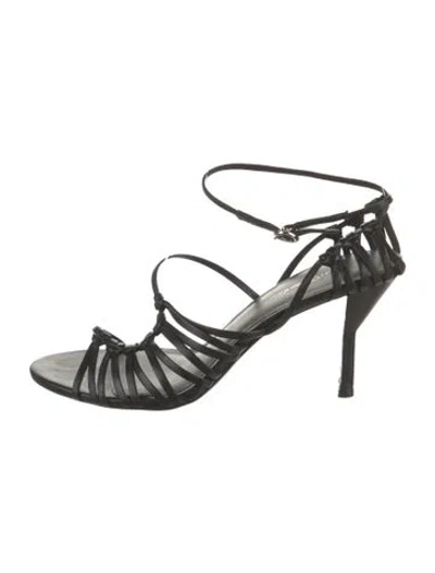 Pre-owned 3.1 Phillip Lim Leather Sandals In Black
