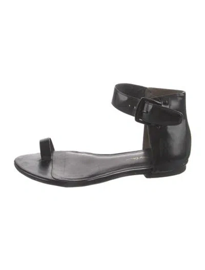 Pre-owned 3.1 Phillip Lim Leather Sandals In Black