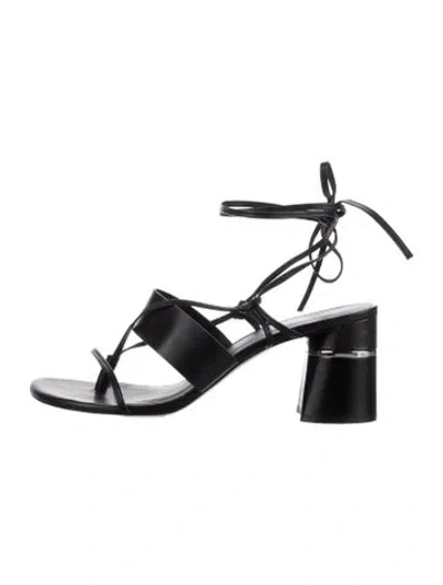 Pre-owned 3.1 Phillip Lim Leather Sandals In Black
