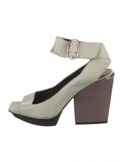 Pre-owned 3.1 Phillip Lim Leather Sandals In Neutral