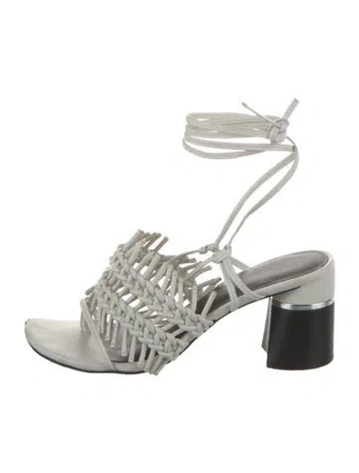 Pre-owned 3.1 Phillip Lim Leather Sandals In White