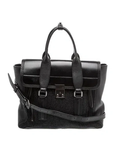 Pre-owned 3.1 Phillip Lim Leather Shoulder Bag In Black