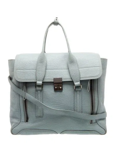 Pre-owned 3.1 Phillip Lim Leather Shoulder Bag In Blue