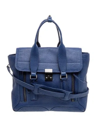 Pre-owned 3.1 Phillip Lim Leather Shoulder Bag In Blue