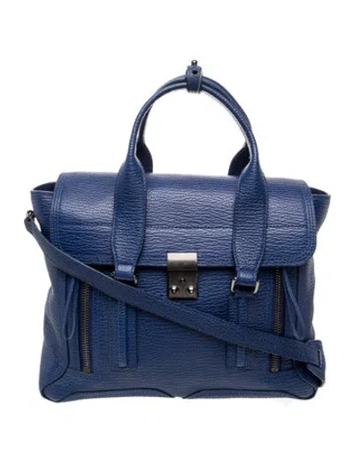 Pre-owned 3.1 Phillip Lim Leather Shoulder Bag In Blue