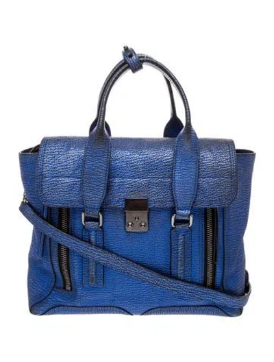 Pre-owned 3.1 Phillip Lim Leather Shoulder Bag In Blue