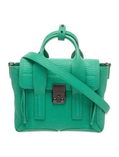 Pre-owned 3.1 Phillip Lim Leather Shoulder Bag In Green