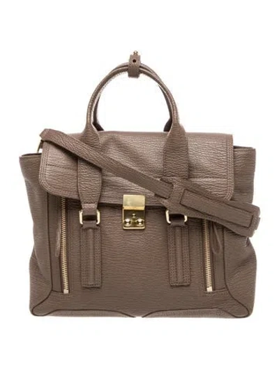 Pre-owned 3.1 Phillip Lim Leather Shoulder Bag In Neutrals