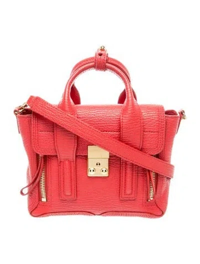 Pre-owned 3.1 Phillip Lim Leather Shoulder Bag In Red