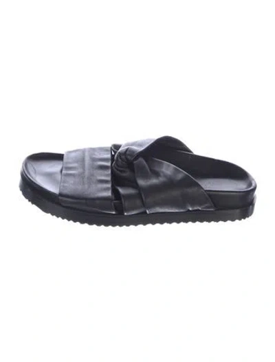 Pre-owned 3.1 Phillip Lim Leather Slides In Multi