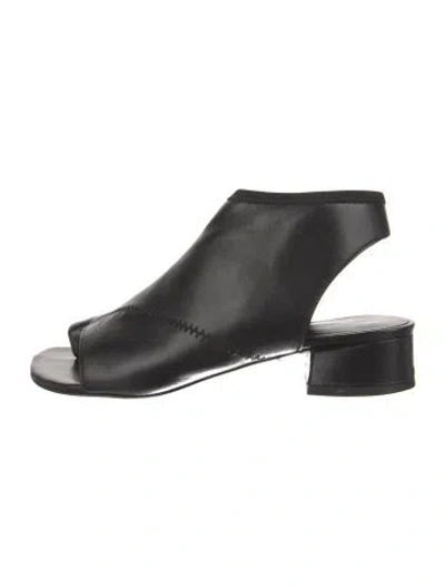 Pre-owned 3.1 Phillip Lim Leather Slingback Pumps In Black
