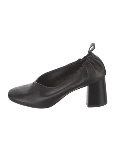 Pre-owned 3.1 Phillip Lim Leather Slingback Pumps In Black