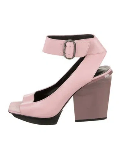 Pre-owned 3.1 Phillip Lim Leather Slingback Sandals In Pink