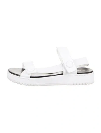 Pre-owned 3.1 Phillip Lim Leather Slingback Sandals In White