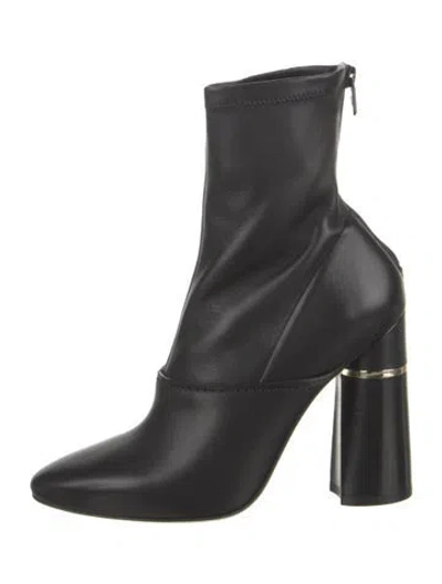 Pre-owned 3.1 Phillip Lim Leather Sock Boots In Black