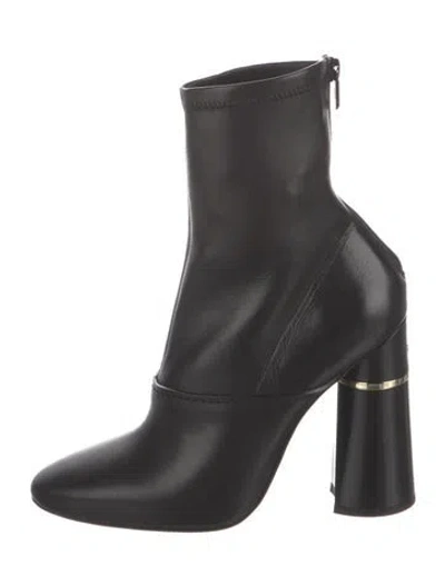 Pre-owned 3.1 Phillip Lim Leather Sock Boots In Black