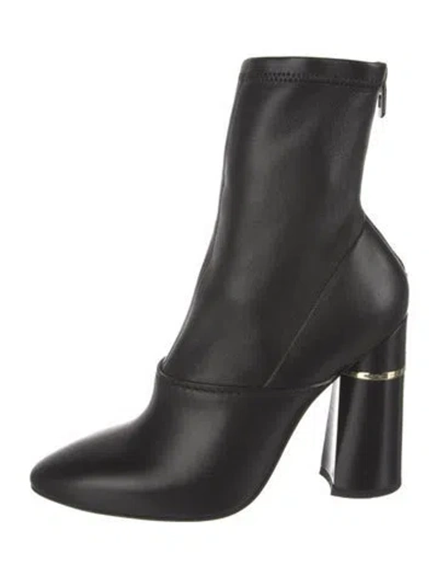 Pre-owned 3.1 Phillip Lim Leather Sock Boots In Black