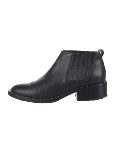 Pre-owned 3.1 Phillip Lim Leather Studded Accents Chelsea Boots In Black