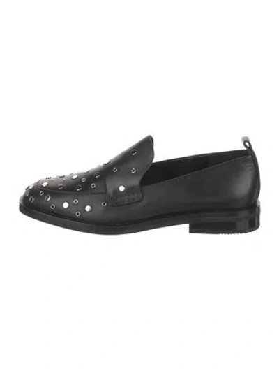 Pre-owned 3.1 Phillip Lim Leather Studded Accents Loafers In Black